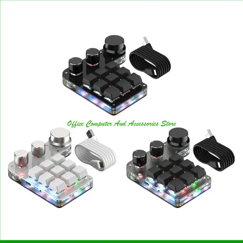 U55C Mini Mechanic Mechanical Gaming Keyboard, 3 ручки для клавиатуры Office Gaming Keyboard 9 Полностью программируемые
U55C Mini Mechanic Mechanical Gaming Keyboard, 3 ручки для клавиатуры Office Gaming Keyboard 9 Полностью программируемые