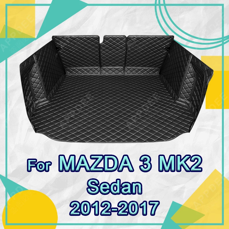 Автомобильный коврик для багажника с полным покрытием для Mazda 3 MK2 Sedan 2012-2017 16 15 14 13, защитный коврик для багажника автомобиля, аксессуары для защиты интерьера
Автомобильный коврик для багажника с полным покрытием для Mazda 3 MK2 Sedan 2012-2017 16 15 14 13, защитный коврик для багажника автомобиля, аксессуары для защиты интерьера