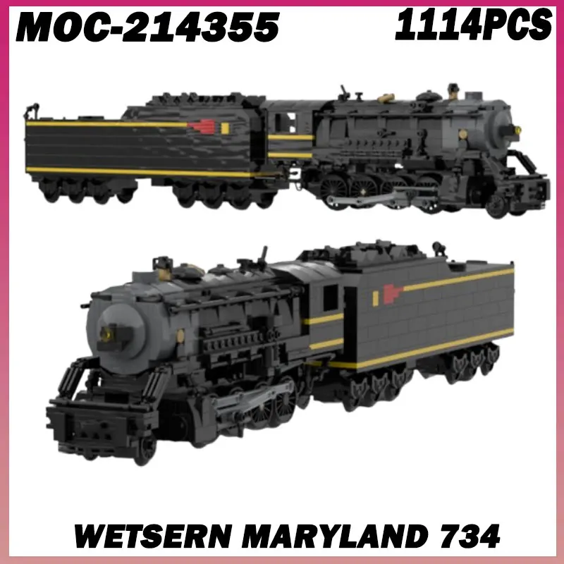 1114PCS MOC-214355 Hot Sale Western Maryland Wetsern Maryland 734 High-tech Transportation Train Building Blocks Creative Toy
1114PCS MOC-214355 Hot Sale Western Maryland Wetsern Maryland 734 High-tech Transportation Train Building Blocks Creative Toy