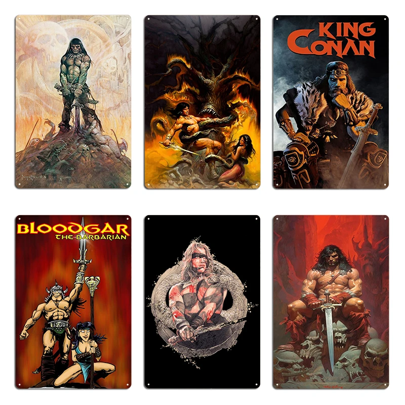 Conan The Barbarian Metal Signs Plaques Club Home Printing Home The Barbarian Metal Posters
Conan The Barbarian Metal Signs Plaques Club Home Printing Home The Barbarian Metal Posters