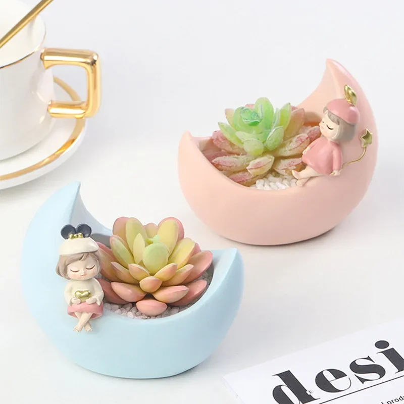 Creative desktop cartoon small flower pot mini succulent resin flower pot personality light luxury small pot decoration
Creative desktop cartoon small flower pot mini succulent resin flower pot personality light luxury small pot decoration