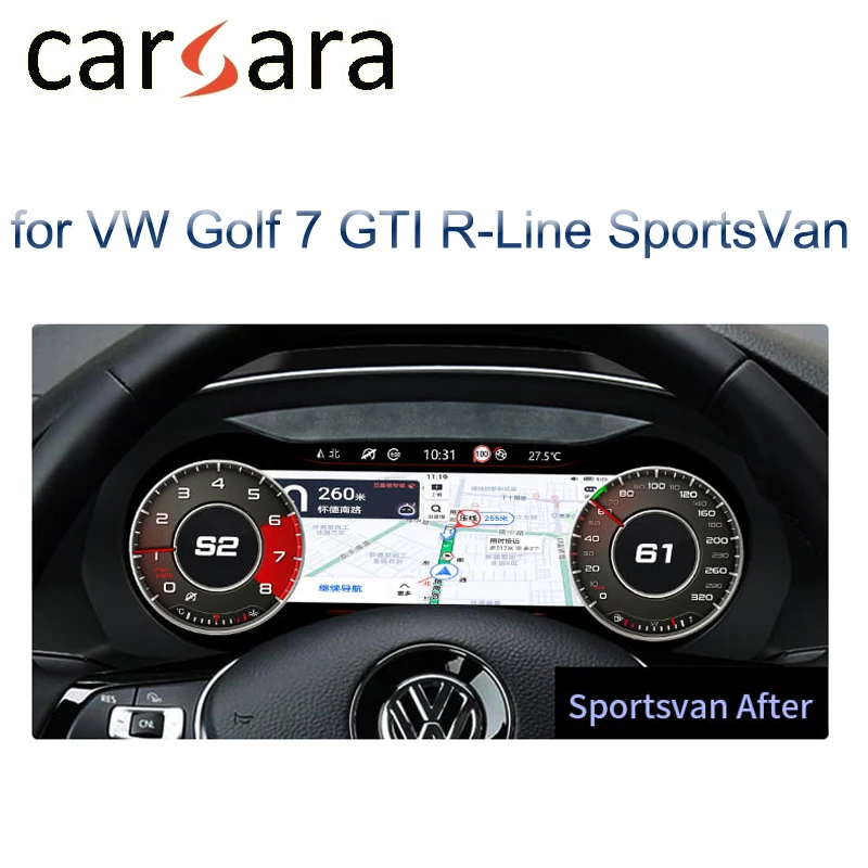 Car LCD Digital Dashboard Panel Virtual Instrument Cluster for Volkswagen VW Golf 7 GTI R-Line SportsVan CockPit Speedometer
Car LCD Digital Dashboard Panel Virtual Instrument Cluster for Volkswagen VW Golf 7 GTI R-Line SportsVan CockPit Speedometer