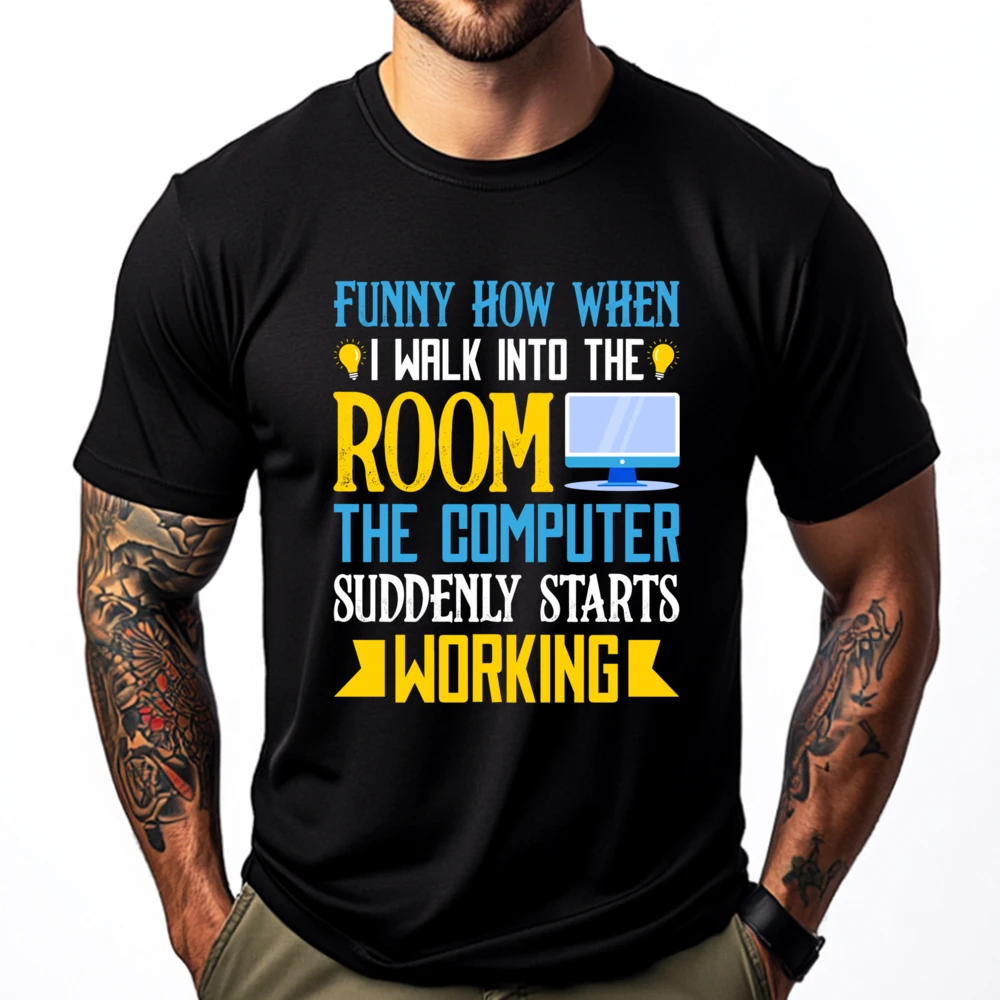 Funny How When I Walk Into The Room The Computer New T Shirt New Year 2025 Tee Shirt Designer Short sleeve
Funny How When I Walk Into The Room The Computer New T Shirt New Year 2025 Tee Shirt Designer Short sleeve