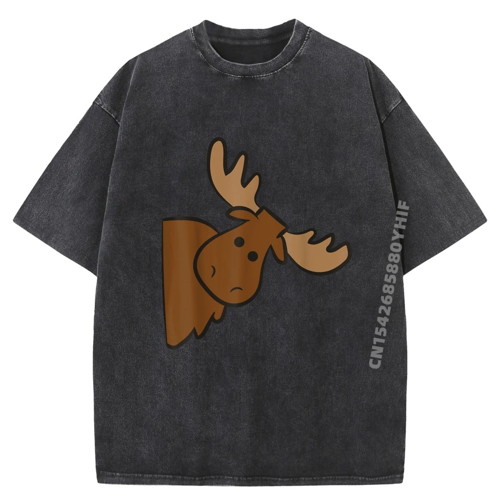 Cute Moose Elk Deer Funny Alaska Moose Mens Clothing Plus Size Printed T Shirt Men Washed Shirt Gothic Style
Cute Moose Elk Deer Funny Alaska Moose Mens Clothing Plus Size Printed T Shirt Men Washed Shirt Gothic Style