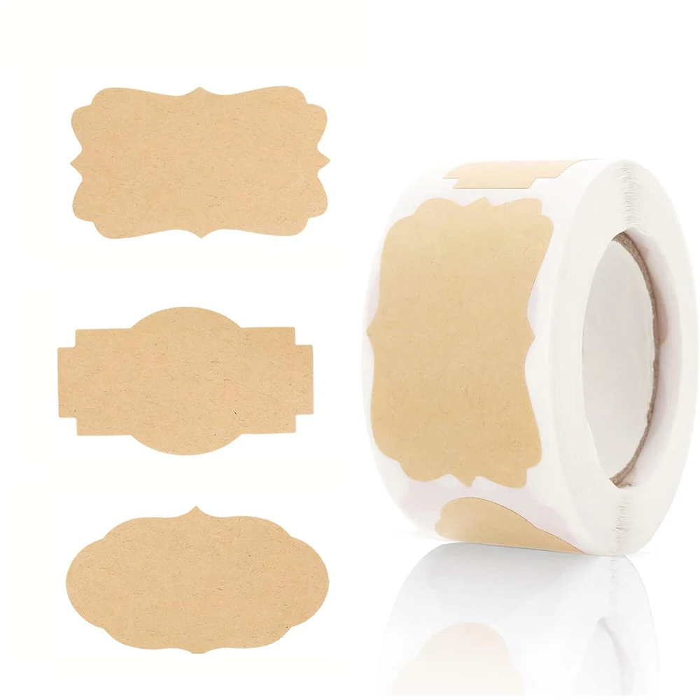 300Pcs/Roll 1.96in Natural Kraft Tags Sticker Self-Adhesive Customize Holiday Present Stickers for Jars Christmas Gift Name Tags
300Pcs/Roll 1.96in Natural Kraft Tags Sticker Self-Adhesive Customize Holiday Present Stickers for Jars Christmas Gift Name Tags