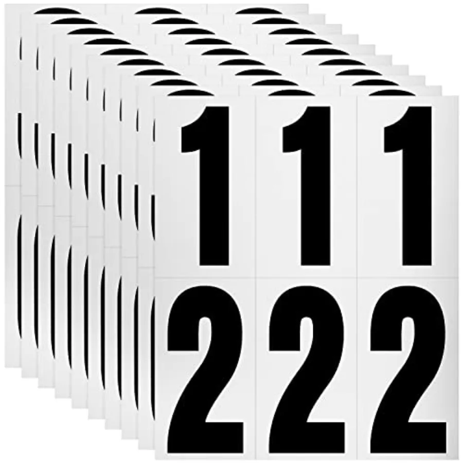 60 Numbers, Reflective Adhesive Mailbox Number Pack, 3", Waterproof Number Stickers for Signs, Door, Cars, Trucks, Home, Busine
60 Numbers, Reflective Adhesive Mailbox Number Pack, 3", Waterproof Number Stickers for Signs, Door, Cars, Trucks, Home, Busine