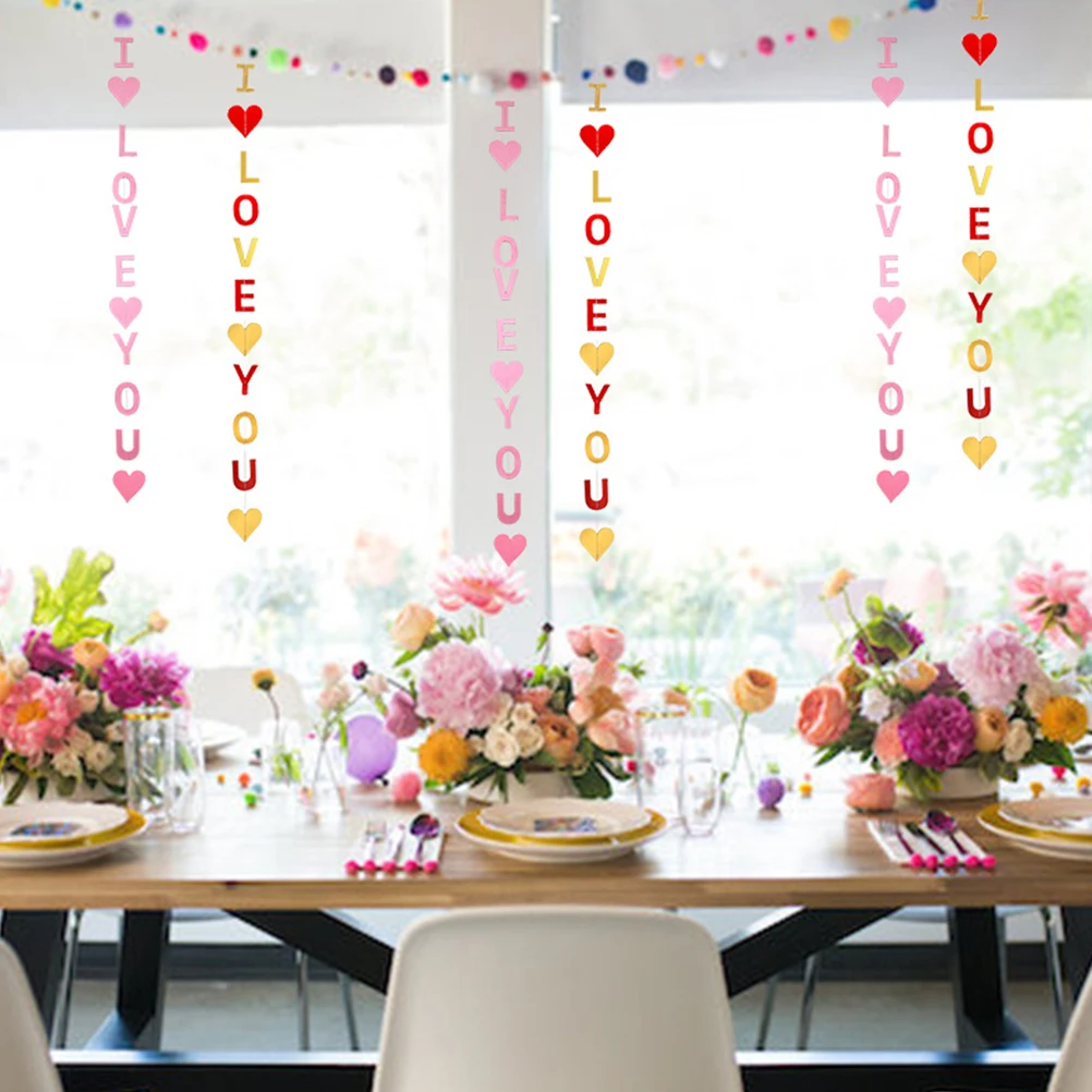 Iloveyou Flower Balloon naments Decorative Paper Banner Hanging Photo Prop Wedding Party Supplies Valentine Day
Iloveyou Flower Balloon naments Decorative Paper Banner Hanging Photo Prop Wedding Party Supplies Valentine Day