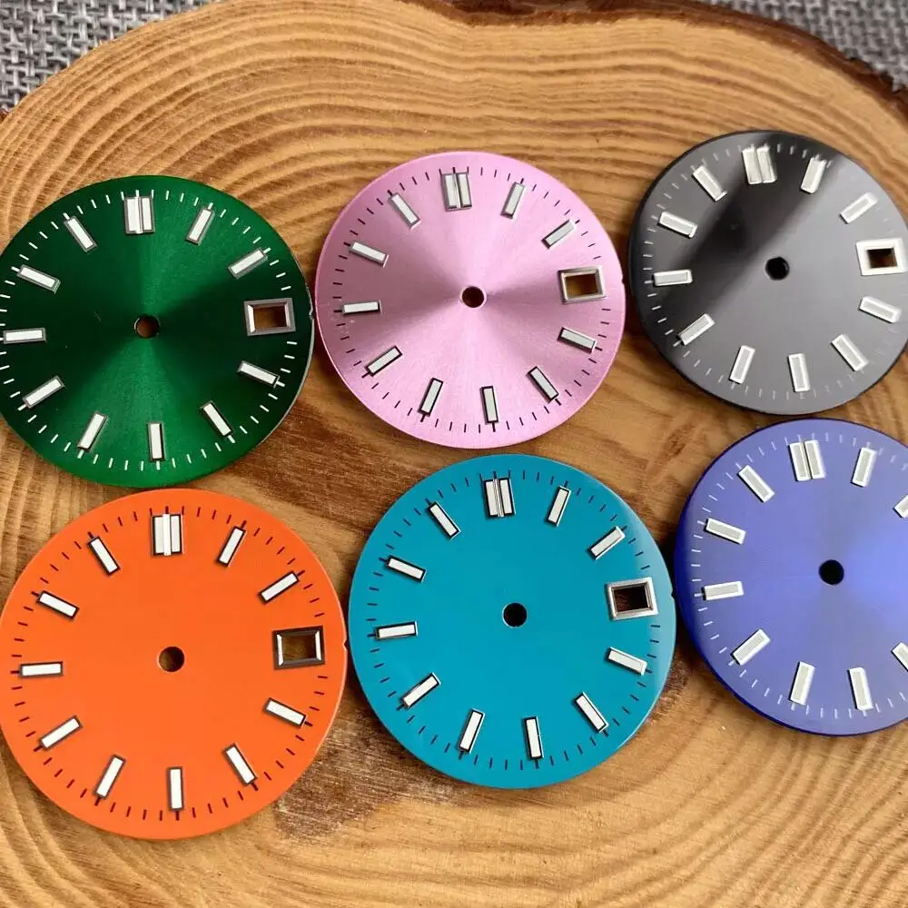 Tandorio 29mm Light Blue Pink Black Orange Green Blue Enamel Watch Dial Face For NH35 NH36 Movement Watch Accessories Mod Parts
Tandorio 29mm Light Blue Pink Black Orange Green Blue Enamel Watch Dial Face For NH35 NH36 Movement Watch Accessories Mod Parts
