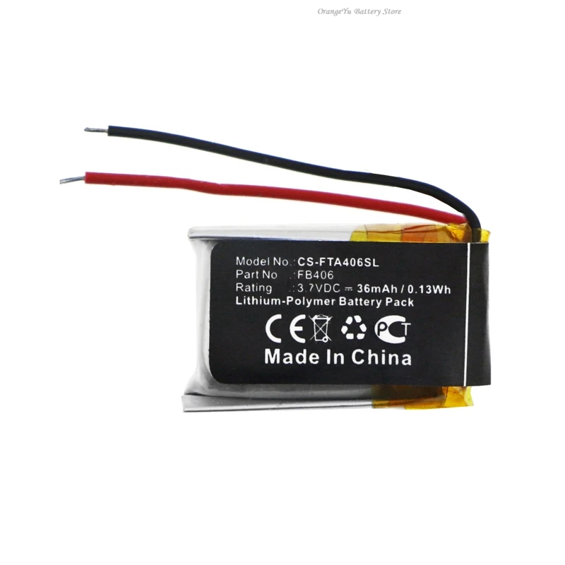 Cameron Sino 3.7V 36mAh Smartwatch Battery FB406 for Fitbit Alta +TOOLS KIT
Cameron Sino 3.7V 36mAh Smartwatch Battery FB406 for Fitbit Alta +TOOLS KIT