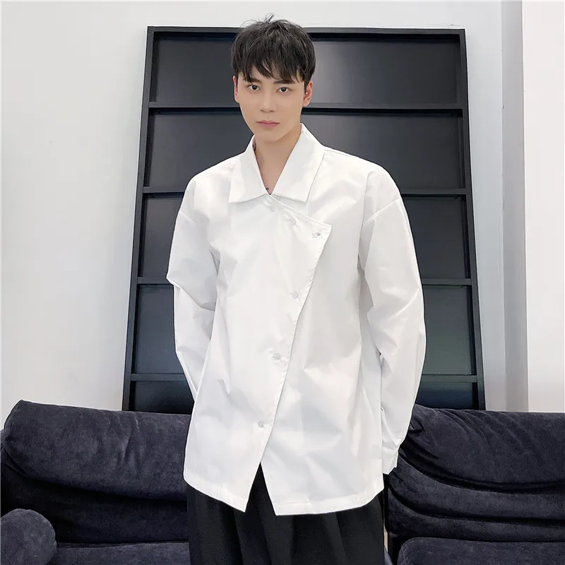 S-6XL!!The new men's versatile personality shirt long sleeve ironing loose shirt casual solid color youth pointed collar shirt
S-6XL!!The new men's versatile personality shirt long sleeve ironing loose shirt casual solid color youth pointed collar shirt