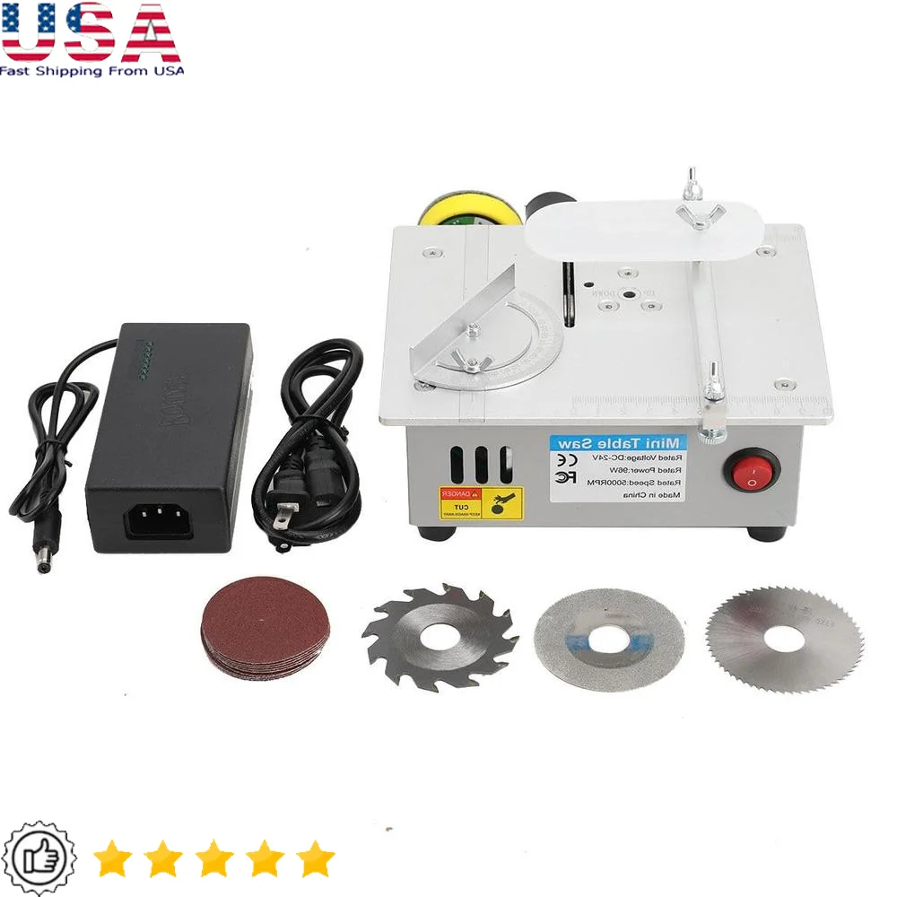 Precision Mini Table Saw Adjustable Cutter DIY Crafts Aluminum Alloy Frame Laser Scale Panel Compact Size Durable Platform
Precision Mini Table Saw Adjustable Cutter DIY Crafts Aluminum Alloy Frame Laser Scale Panel Compact Size Durable Platform