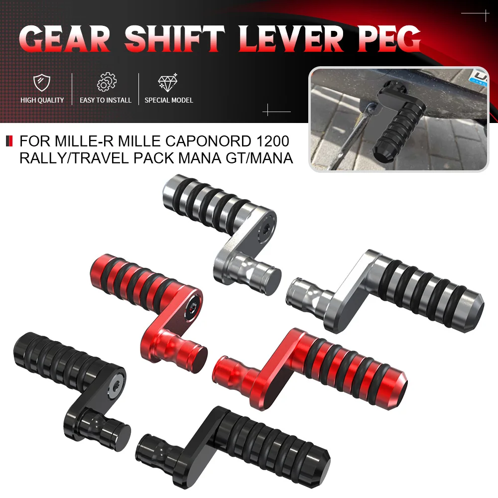 For APRILIA Mille-R Mille Caponord 1200 Rally/Travel Pack Mana GT/Mana Motorcycle Rear Brake Pedal Shift Lever Toe Pegs Gear
For APRILIA Mille-R Mille Caponord 1200 Rally/Travel Pack Mana GT/Mana Motorcycle Rear Brake Pedal Shift Lever Toe Pegs Gear