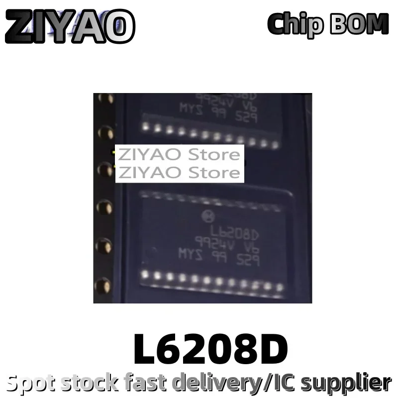 5PCS L6208D L6208 L6208D013TR SOP24 Integrated Circuit IC Chip
5PCS L6208D L6208 L6208D013TR SOP24 Integrated Circuit IC Chip