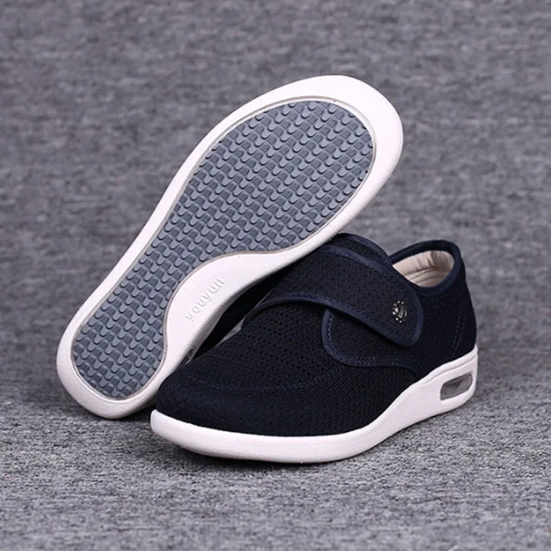 Couple Old People Shoes Fashion Women's Slip on Walking Shoe Orthopedic Diabetic Air Cushion Breathable Slippers Male Sneaker
Couple Old People Shoes Fashion Women's Slip on Walking Shoe Orthopedic Diabetic Air Cushion Breathable Slippers Male Sneaker