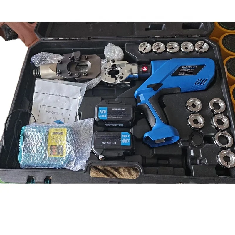 Заводское производство 2 в 1 Зарядка Обжимной режущий гидравлический инструмент Диапазон обжима 16-300MM2 Резак 45 мм Кабельный инструмент
Заводское производство 2 в 1 Зарядка Обжимной режущий гидравлический инструмент Диапазон обжима 16-300MM2 Резак 45 мм Кабельный инструмент