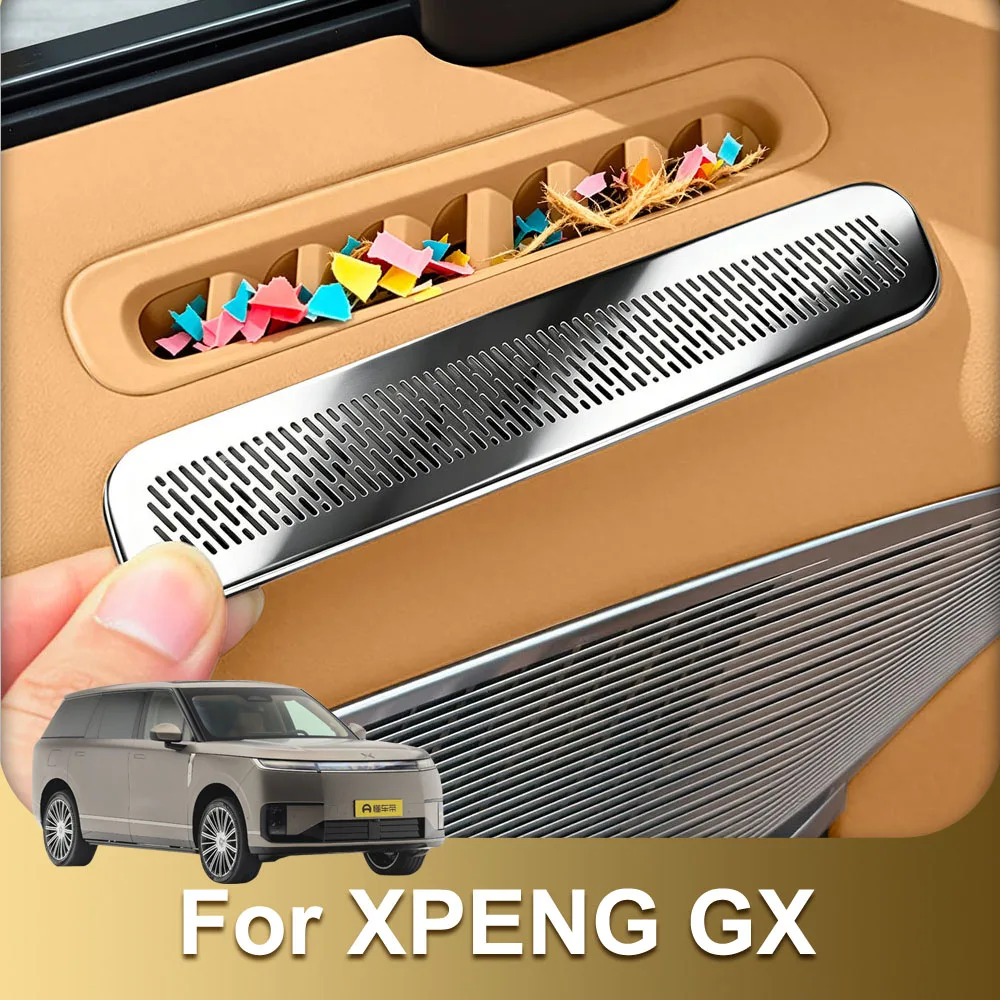 2 Pcs Fit For Xpeng GX Dust Cover For Door Air Outlet Automotive Modification Supplies Stainless Steel Anti Blocking Cover
2 Pcs Fit For Xpeng GX Dust Cover For Door Air Outlet Automotive Modification Supplies Stainless Steel Anti Blocking Cover