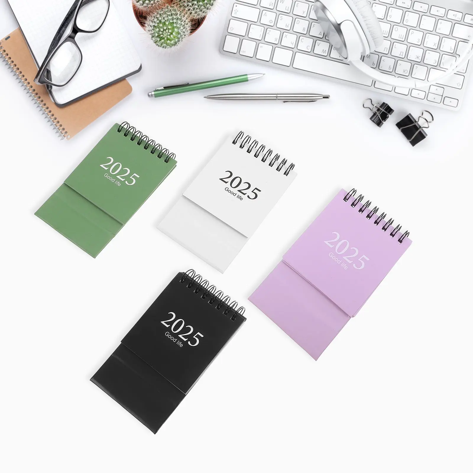 4 Pcs Desktop Calendar Mini Simple Creative Paper Flip Pocket Sized Stylish Long Term Use English Version
4 Pcs Desktop Calendar Mini Simple Creative Paper Flip Pocket Sized Stylish Long Term Use English Version