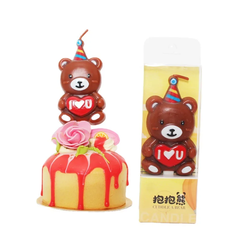 2pcs Birthday Cake Candles Baby Shower Cake Decoration Bear Candles Wedding Party Cake Topper Birthday Party Supplier Gift
2pcs Birthday Cake Candles Baby Shower Cake Decoration Bear Candles Wedding Party Cake Topper Birthday Party Supplier Gift