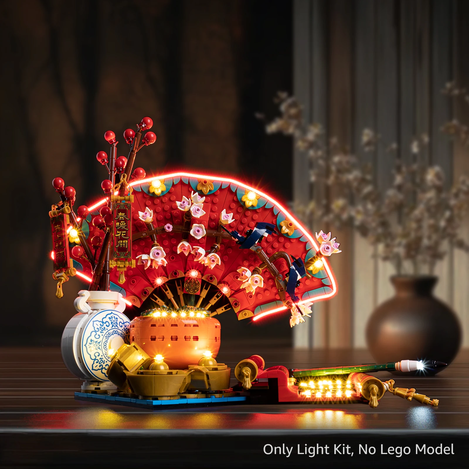 No Model LED Lighting Set Suitable for LEGO Good Fortune 80117 Building Blocks
No Model LED Lighting Set Suitable for LEGO Good Fortune 80117 Building Blocks