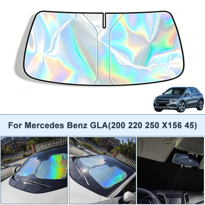 Foldable Front Windshield Sun Shade For Benz GLA 200 220 250 X156 45 UV Reflective Sun Protection Cover Car Interior Accessories
Foldable Front Windshield Sun Shade For Benz GLA 200 220 250 X156 45 UV Reflective Sun Protection Cover Car Interior Accessories