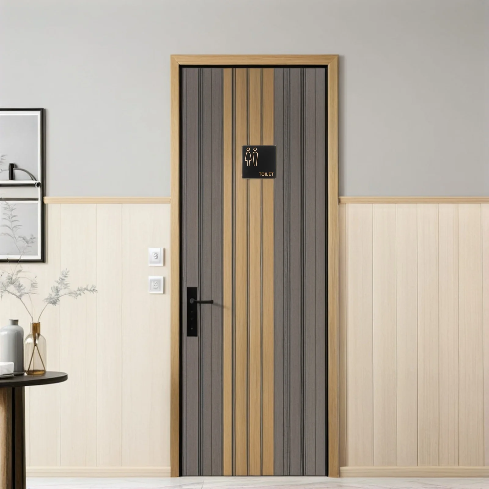 Unique Restroom Signage Premium Metal Finish Elegant Design Suitable for Various Settings 12x8 Inch Decorative Plaque
Unique Restroom Signage Premium Metal Finish Elegant Design Suitable for Various Settings 12x8 Inch Decorative Plaque