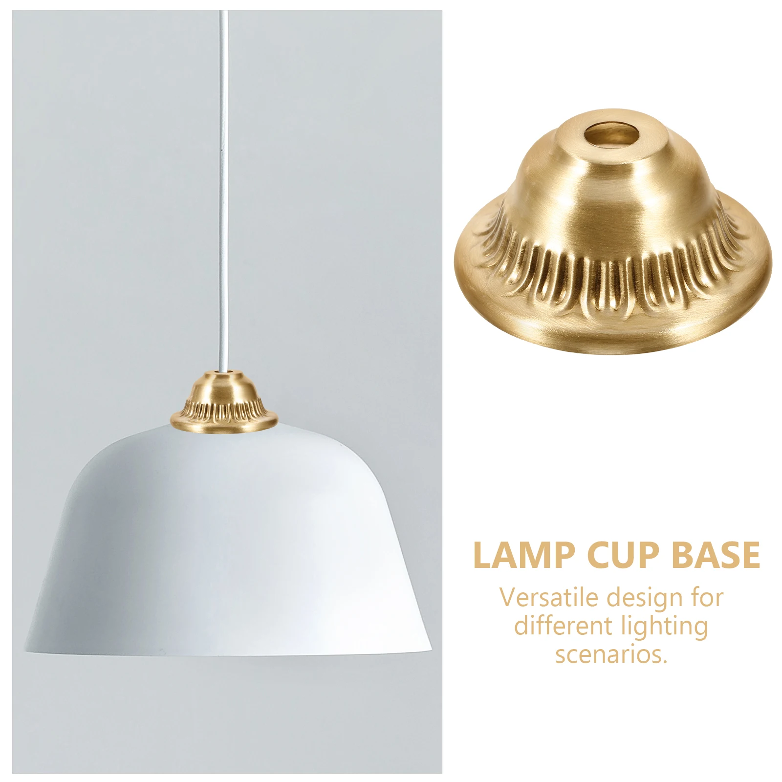 Sturdy Brass Lamp Finial Durable Light Holder Cup For Wall Ceiling Bedside Pendant Lamps Decorative Lamp Base Socket Replacement
Sturdy Brass Lamp Finial Durable Light Holder Cup For Wall Ceiling Bedside Pendant Lamps Decorative Lamp Base Socket Replacement
