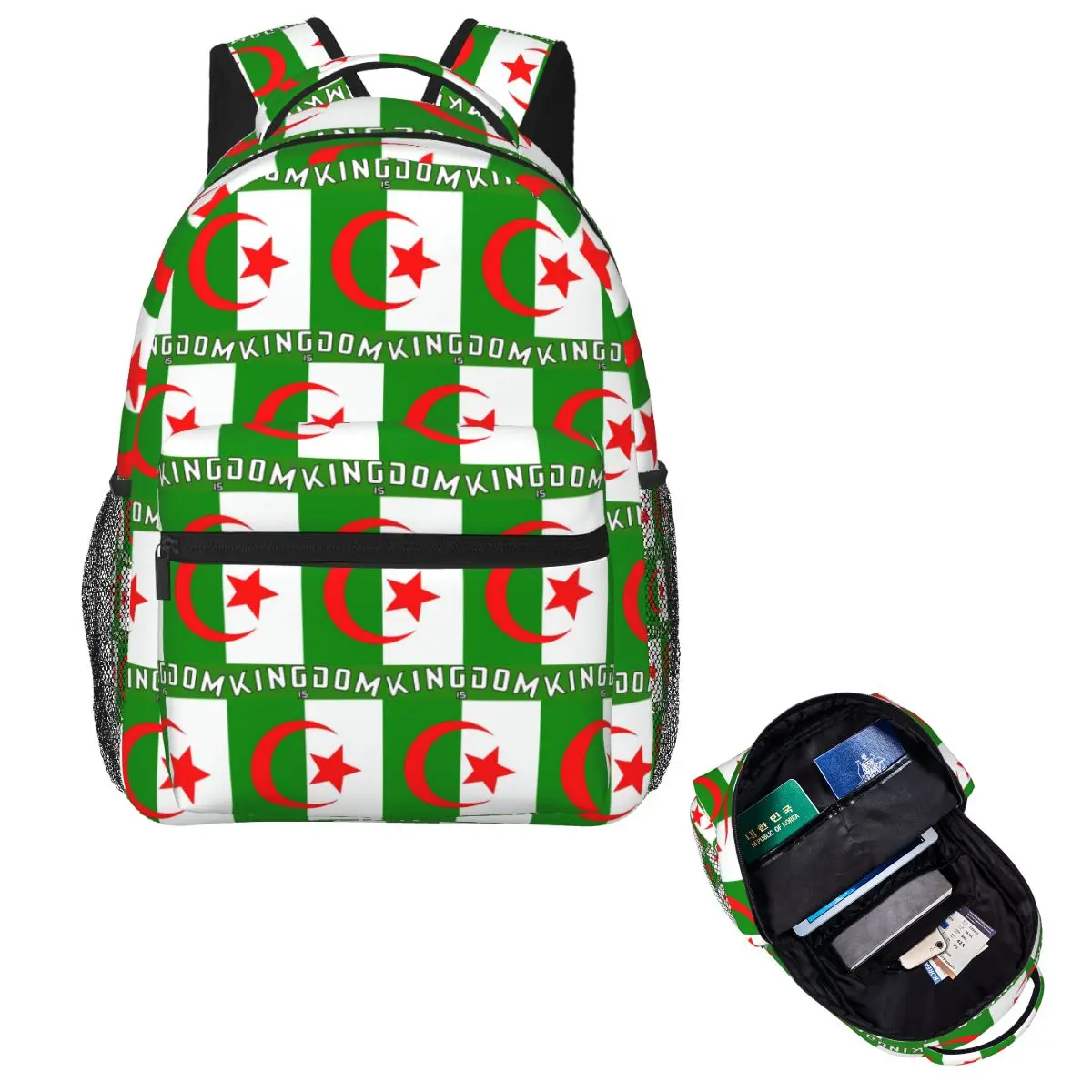 Flag Algeria Student Backpack School Bag Hiking Travel Daypack for Men Women Fashion Bookbag Shoulder Bags
Flag Algeria Student Backpack School Bag Hiking Travel Daypack for Men Women Fashion Bookbag Shoulder Bags
