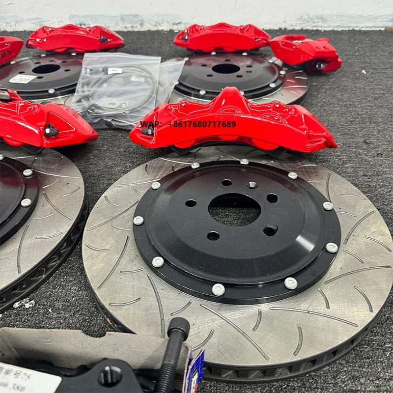 Front 6Pot and Rear 4Pot Big Brake Upgrade Kit with High-Performance Discs and Pads Suitable
