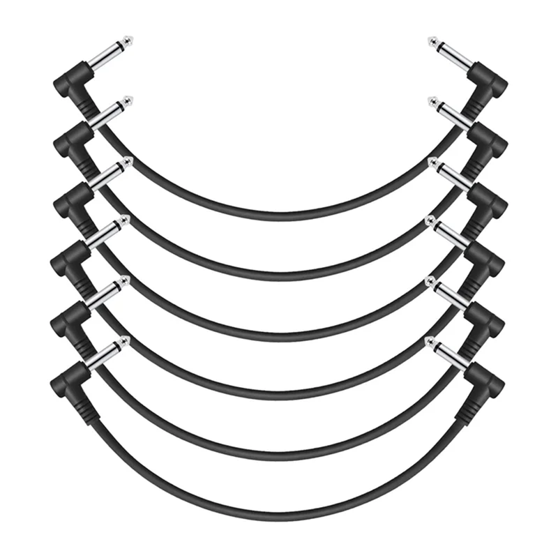 AS98-Guitar Patch Cable Guitar Effect Pedal Cables,Black 6 Pack 30Cm Easy Install Easy To Use
AS98-Guitar Patch Cable Guitar Effect Pedal Cables,Black 6 Pack 30Cm Easy Install Easy To Use