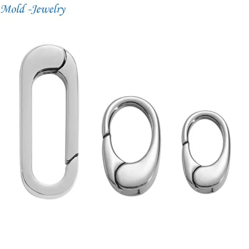 69HB Sterlings Silver Openable Clasp with Zirconia Purpose Necklace Shortener and Bracelet Extender Stainless Steel 10pcs
69HB Sterlings Silver Openable Clasp with Zirconia Purpose Necklace Shortener and Bracelet Extender Stainless Steel 10pcs