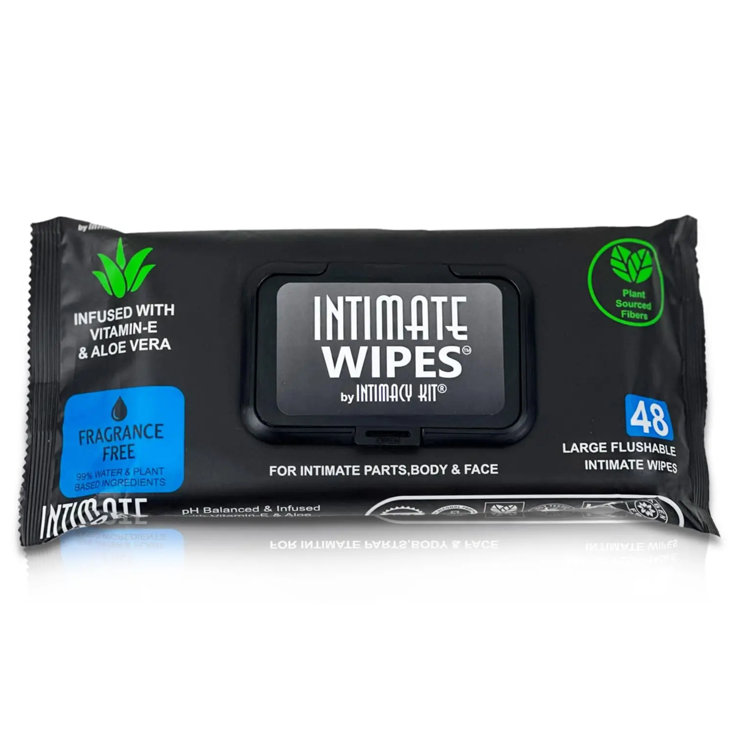 48 Large pH Balanced Hygiene Wipes, Hypoallergenic, Fragrance Free, with Vitamin E, Chamomile & Aloe
48 Large pH Balanced Hygiene Wipes, Hypoallergenic, Fragrance Free, with Vitamin E, Chamomile & Aloe