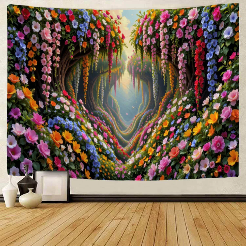 Heart shaped Garden Wall Tapestry Fairy Tale Forest Tapestry Magic Starry Sky Landscape Home Dormitory Decoration Wall Hanging
Heart shaped Garden Wall Tapestry Fairy Tale Forest Tapestry Magic Starry Sky Landscape Home Dormitory Decoration Wall Hanging