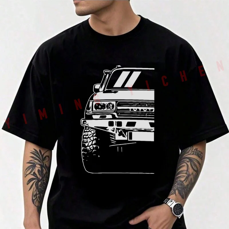 Men's Moto Cotton T-Shirt Classic Car Art 80 Series Tshirt Adventure Casual O-Neck Top Tee
Men's Moto Cotton T-Shirt Classic Car Art 80 Series Tshirt Adventure Casual O-Neck Top Tee