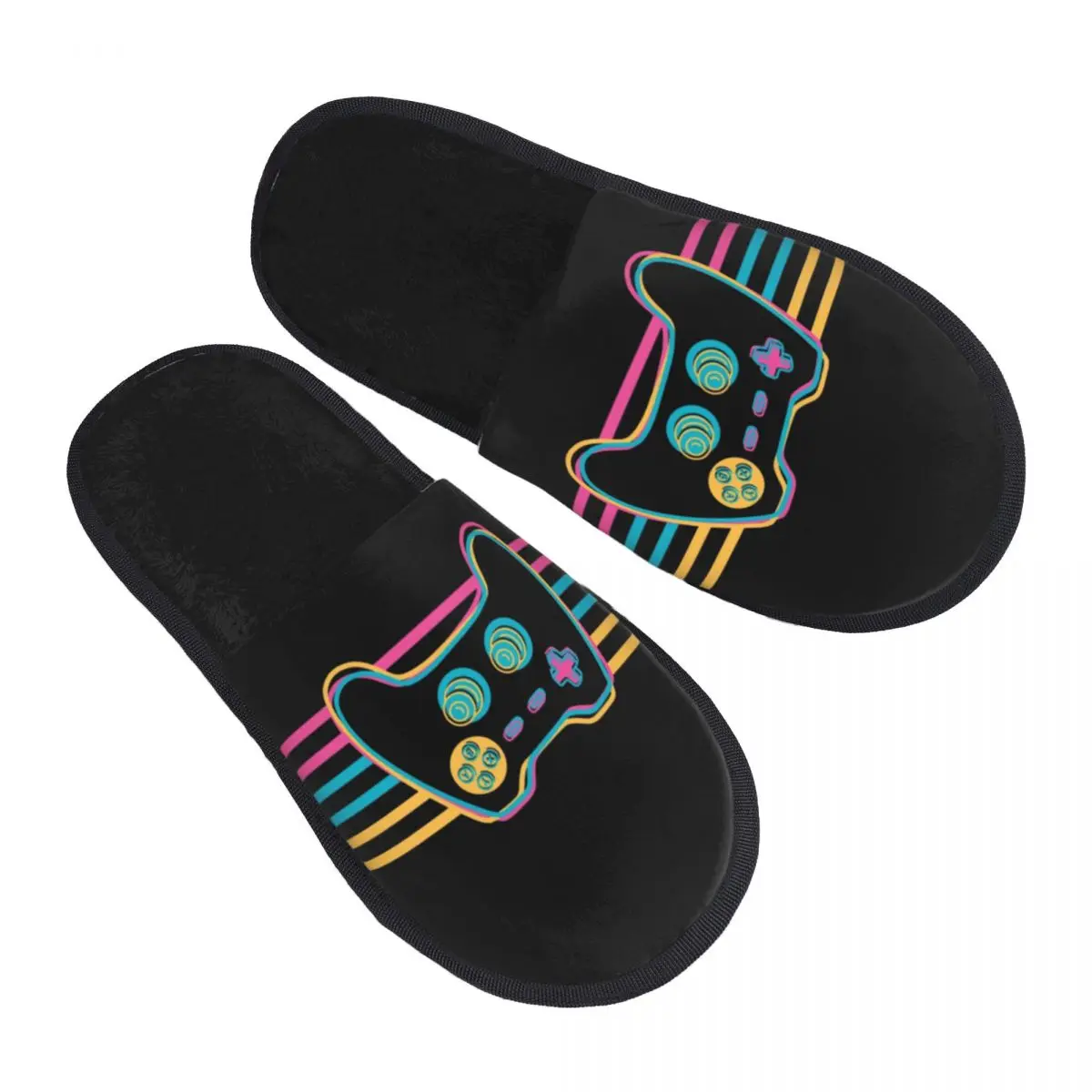 Custom Gamer Gaming Controller Soft Memory Foam House Slippers Video Game Joypad Joystick Comfy Warm Anti-skid Sole Slipper
Custom Gamer Gaming Controller Soft Memory Foam House Slippers Video Game Joypad Joystick Comfy Warm Anti-skid Sole Slipper