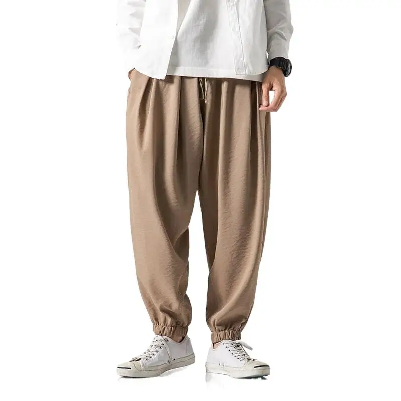 Summer New Chinese Style Men's plus Size Ice Silk Harem Pants Casual Wide Leg Pants
Summer New Chinese Style Men's plus Size Ice Silk Harem Pants Casual Wide Leg Pants