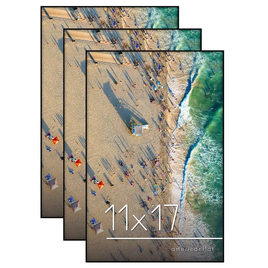 Front Loading 11x17 Picture Frame with ShatterResistant Glass Set of 3 Metropolitan Collection Photo Frame for Wall Display Bla
Front Loading 11x17 Picture Frame with ShatterResistant Glass Set of 3 Metropolitan Collection Photo Frame for Wall Display Bla