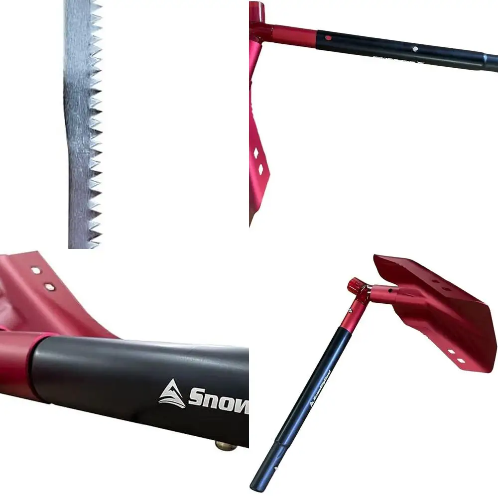 Portable Snow Shovel with Saw Feature for Winter Adventures, Converts to Chop/Hoe, Ideal for Snowmobiles, Skiing, Backcountry, A
Portable Snow Shovel with Saw Feature for Winter Adventures, Converts to Chop/Hoe, Ideal for Snowmobiles, Skiing, Backcountry, A