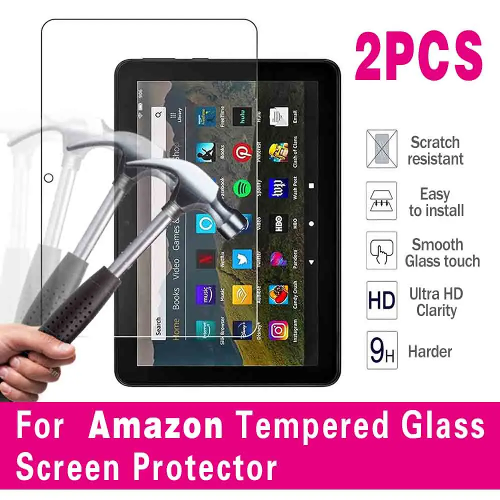 Закаленное стекло 2 шт. для HD 10 11th/Fire 7/Fire HD 8/HD 8 Plus/Fire HD 10/Fire 10, Защитная пленка для экрана планшета для детей
Закаленное стекло 2 шт. для HD 10 11th/Fire 7/Fire HD 8/HD 8 Plus/Fire HD 10/Fire 10, Защитная пленка для экрана планшета для детей