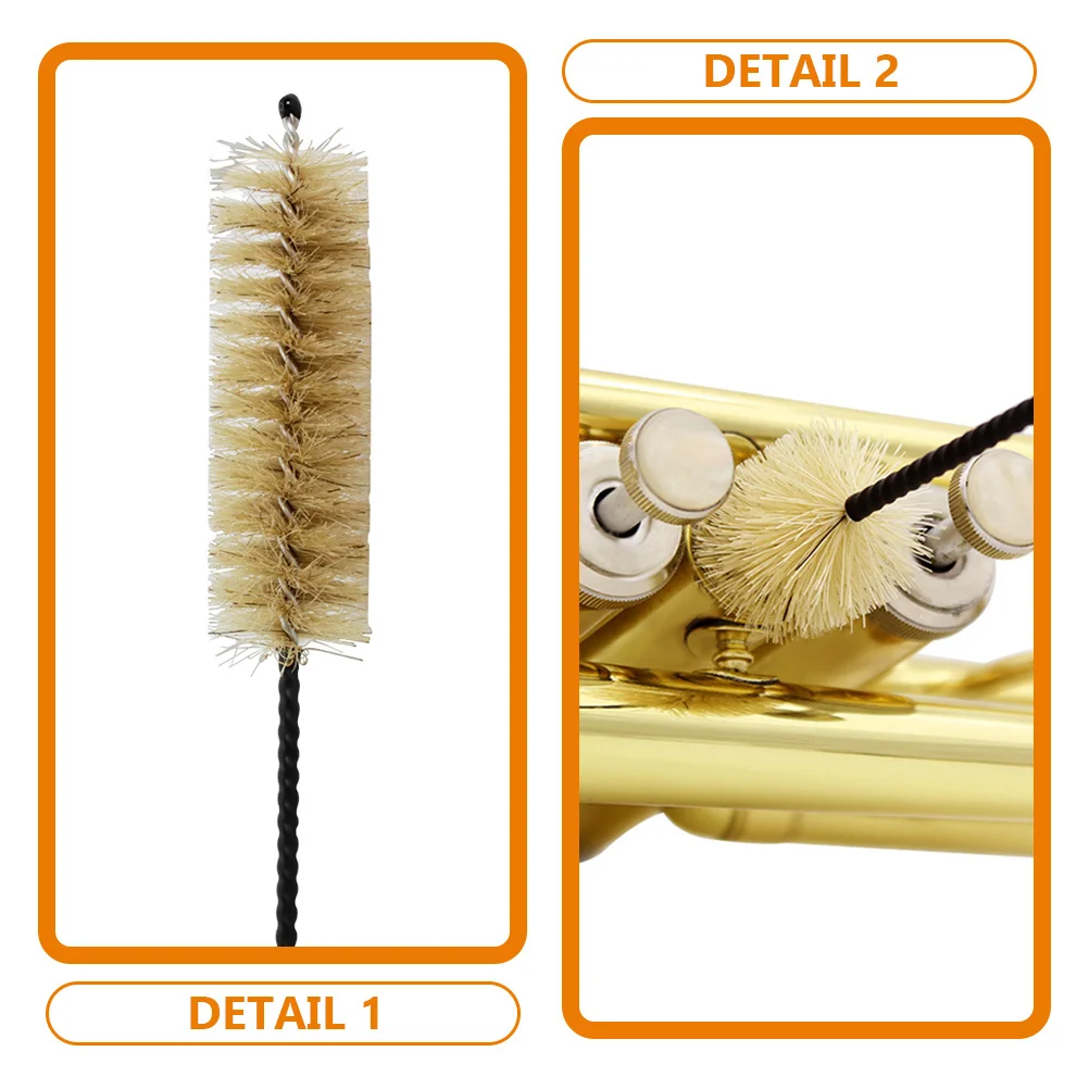 2Pcs Small Piston Cleaning Brush Lightweight Durable for Saxophone Trumpet Wind Instrument Cleaner Tool Sax Cleaning Brush
2Pcs Small Piston Cleaning Brush Lightweight Durable for Saxophone Trumpet Wind Instrument Cleaner Tool Sax Cleaning Brush