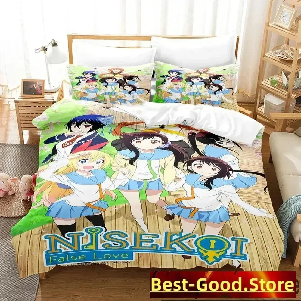 3D Print Anime Nisekoi False Love Bedding Set Boys Girls Twin Queen King Size Duvet Cover Pillowcase Bed boys Adult
3D Print Anime Nisekoi False Love Bedding Set Boys Girls Twin Queen King Size Duvet Cover Pillowcase Bed boys Adult