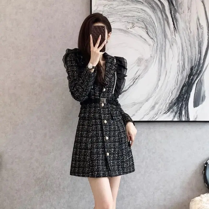 Women's Clothes Xiao Xiangfeng Suit Dress 2023 Spring Autumn New Fashion Temperament Waist Shrinking Slim Thick Tweed Skirt
Women's Clothes Xiao Xiangfeng Suit Dress 2023 Spring Autumn New Fashion Temperament Waist Shrinking Slim Thick Tweed Skirt