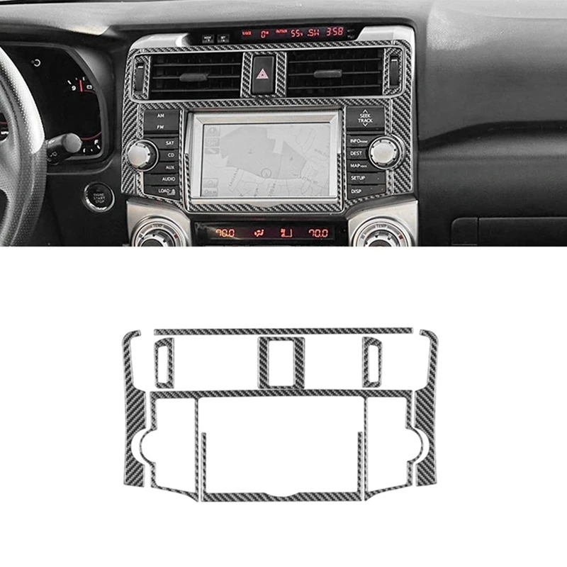 Carbon Fiber For Toyota 4Runner 2010-2020 Center Console Navigation Panel Trim Cover Interior Accessories
Carbon Fiber For Toyota 4Runner 2010-2020 Center Console Navigation Panel Trim Cover Interior Accessories