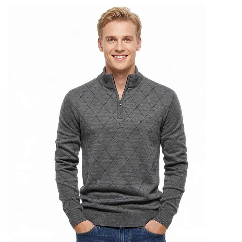 Качественная мужская флисовая куртка на молнии с воротником-стойкой, повседневная трикотажная кофта для мужчин
Качественная мужская флисовая куртка на молнии с воротником-стойкой, повседневная трикотажная кофта для мужчин