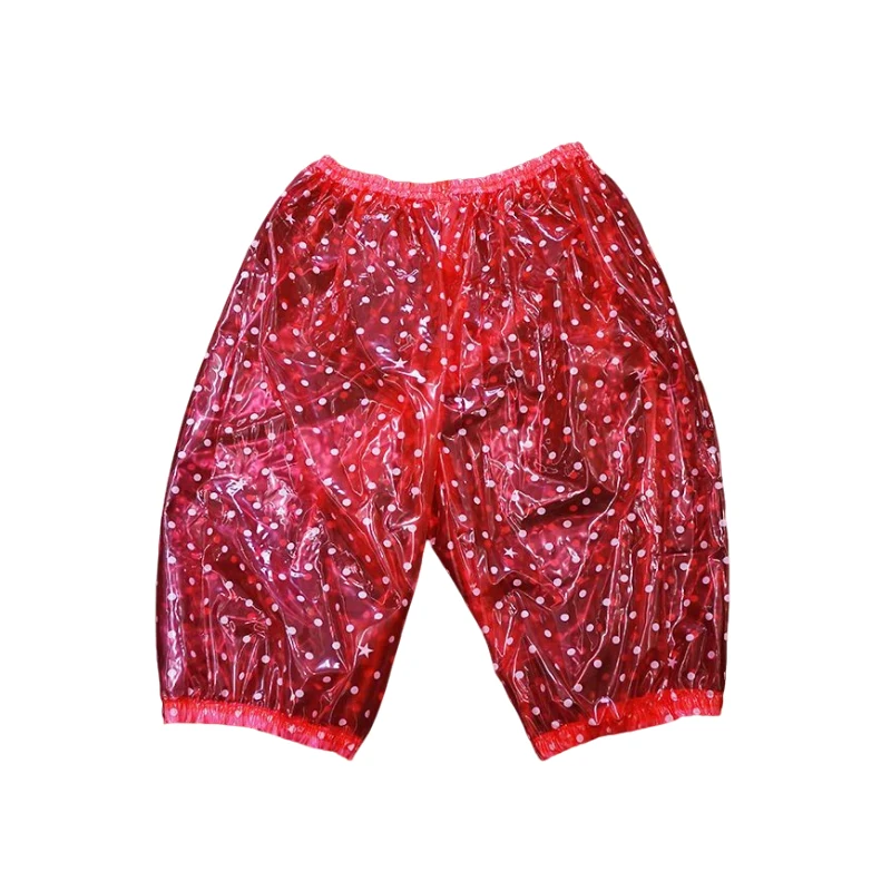 Red Transparent PVC Plastic Shorts Men Sexy Thin Silent Soft Bloomers Women High Waisted ABDL Adult Diaper Shorts Waterproof
Red Transparent PVC Plastic Shorts Men Sexy Thin Silent Soft Bloomers Women High Waisted ABDL Adult Diaper Shorts Waterproof