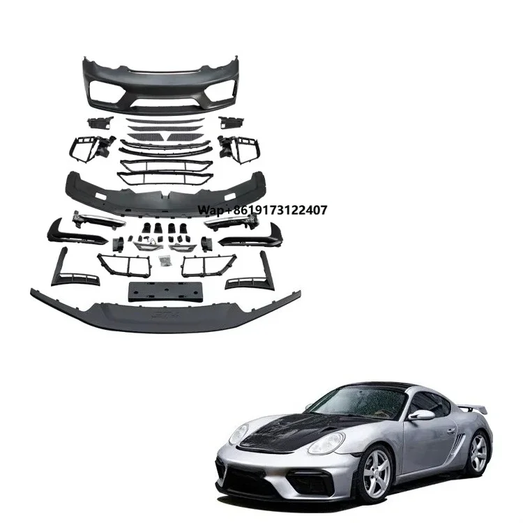 987 Upgrade GT4 Style Front Bumper Assembly Car Tuning Parts PP Plastic Bodykit for 718 987 GT4 Body Kits
987 Upgrade GT4 Style Front Bumper Assembly Car Tuning Parts PP Plastic Bodykit for 718 987 GT4 Body Kits