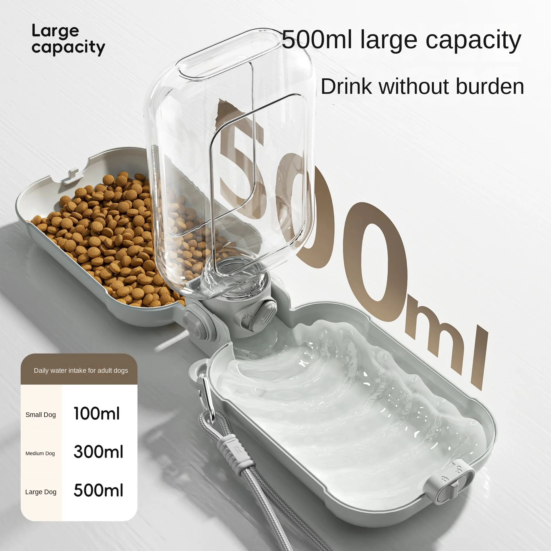 Convenient Folding Outdoor Walking Dog Cup Pet Accompanying Convenient Pump Sprayer Water Drinking Kettle Made Durable Plastic
Convenient Folding Outdoor Walking Dog Cup Pet Accompanying Convenient Pump Sprayer Water Drinking Kettle Made Durable Plastic