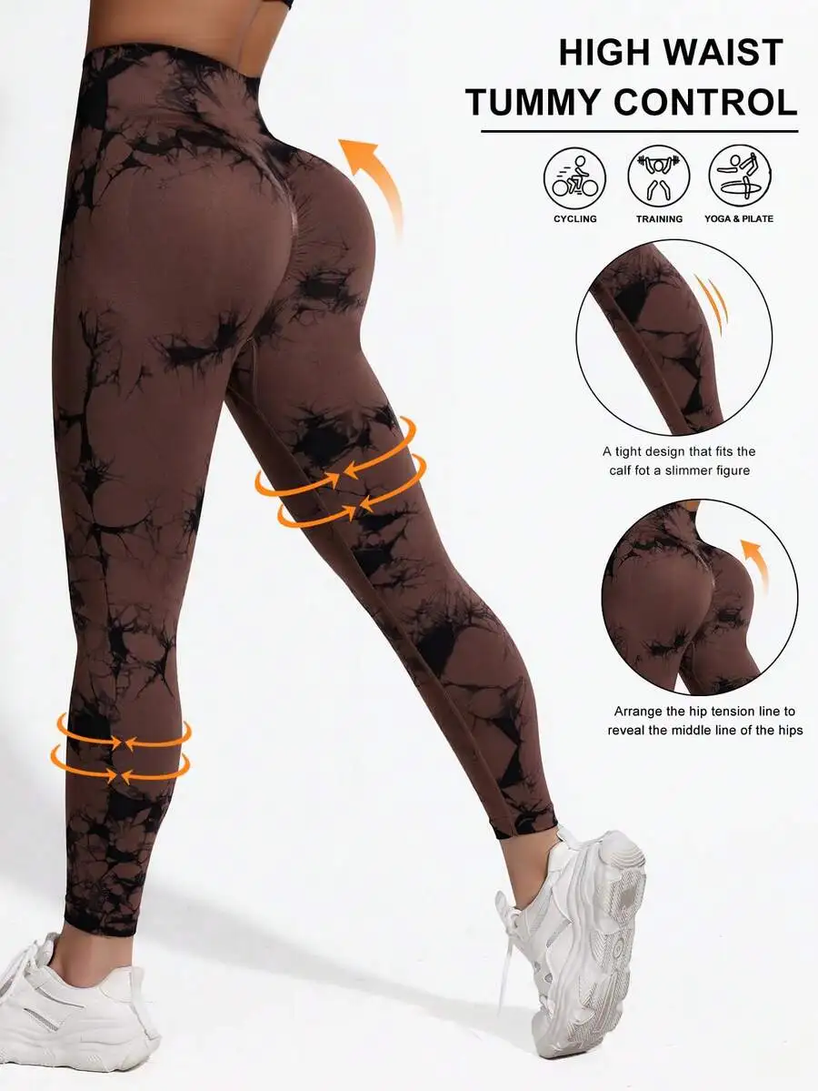 High Waisted Yoga Pants With Tummy Control Seamless Fitness Leggings For Women
High Waisted Yoga Pants With Tummy Control Seamless Fitness Leggings For Women