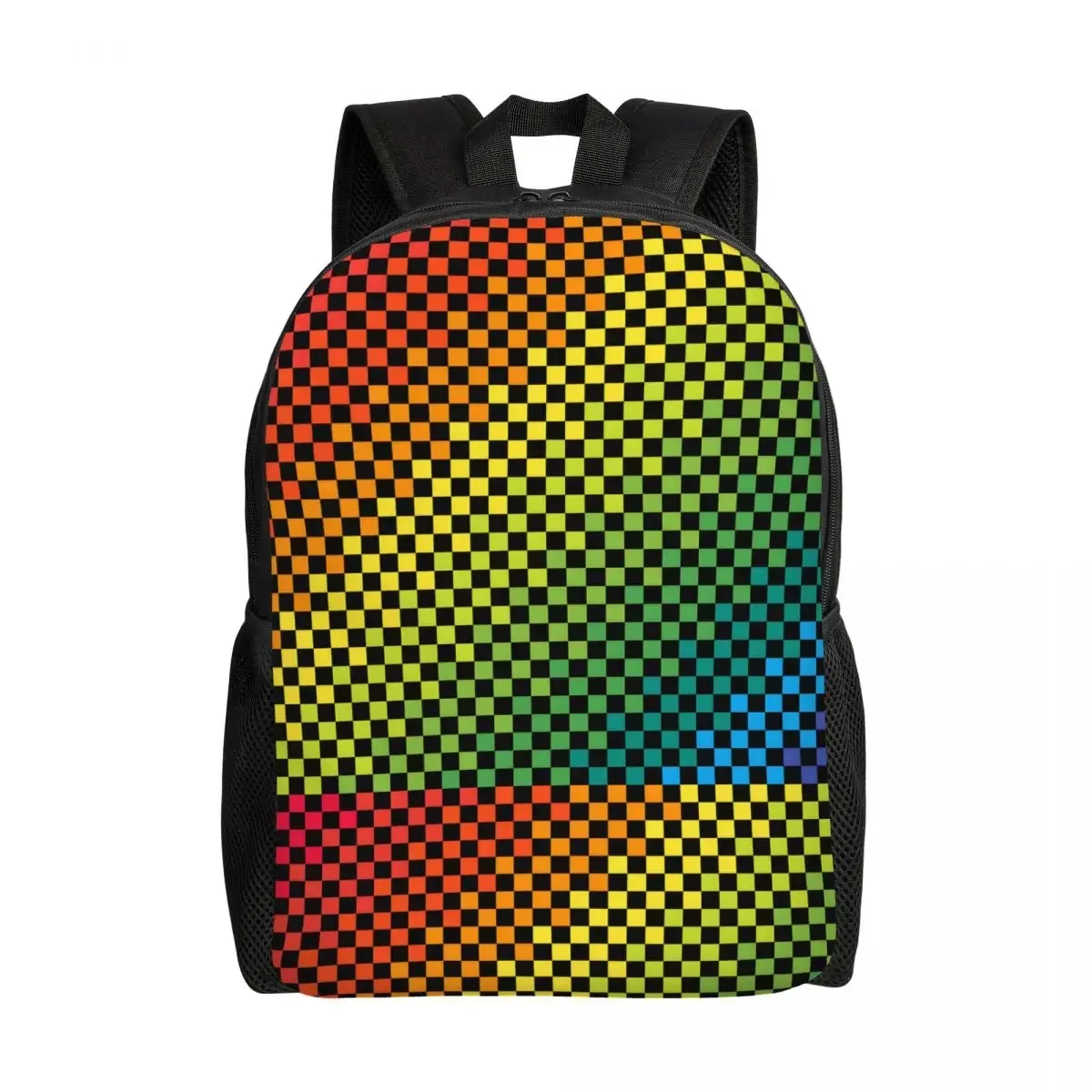 Custom Rainbow Squares Pattern Checkered Flag Backpacks for Men Women College School Students Bookbag Fits 15 Inch Laptop Bags
Custom Rainbow Squares Pattern Checkered Flag Backpacks for Men Women College School Students Bookbag Fits 15 Inch Laptop Bags