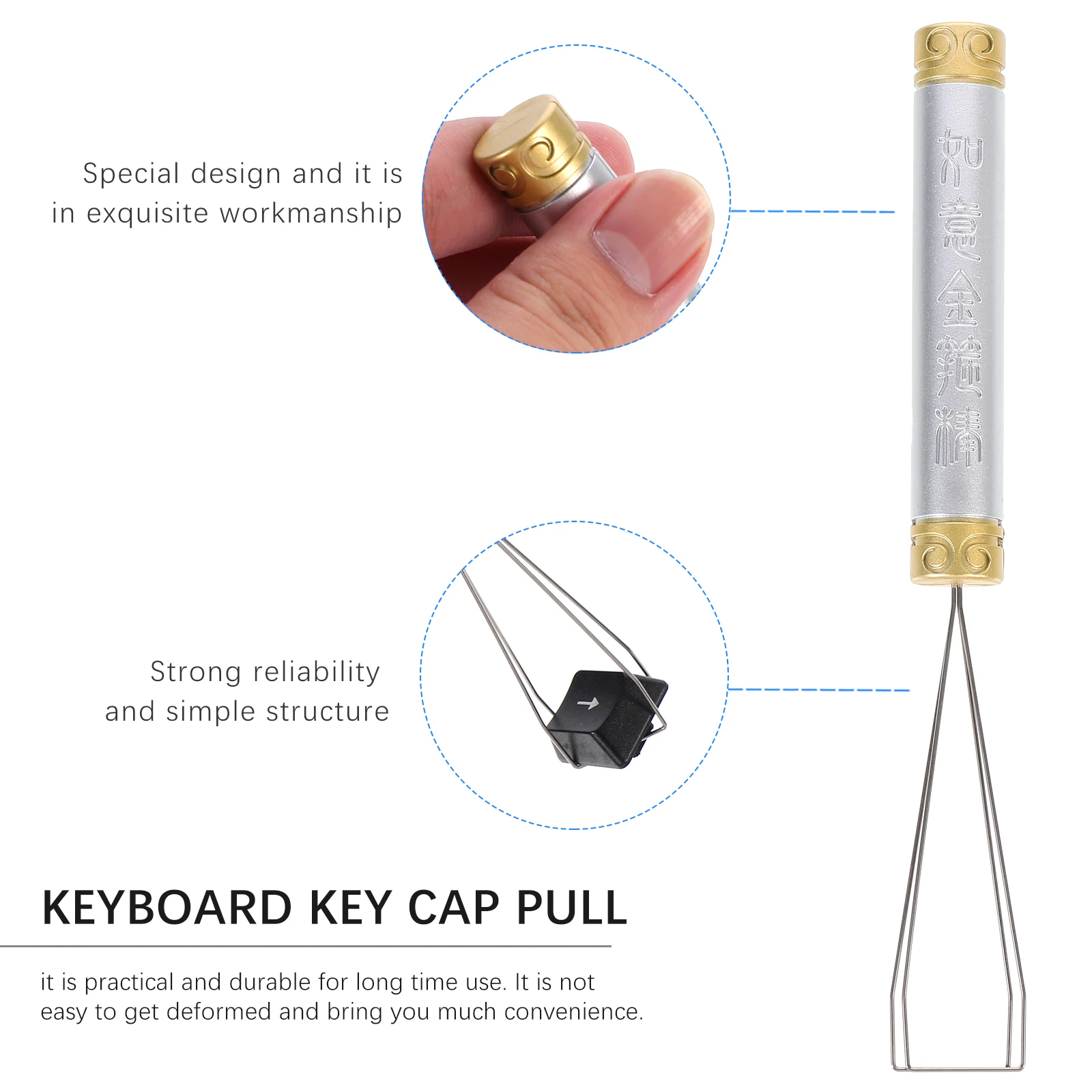 Keyboard Key Puller Mechanical Keycap Remover Tool Portable Computer Accessory For Cleaning Cameras Computers Repair Kit