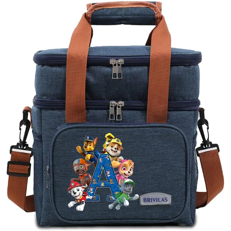 Paw Patrols Large Capacity Double-layered Lunch Bag Portable Zipper Thermal Lunch Bags Insulated Freezer Bag Camping Picnic Bag
Paw Patrols Large Capacity Double-layered Lunch Bag Portable Zipper Thermal Lunch Bags Insulated Freezer Bag Camping Picnic Bag